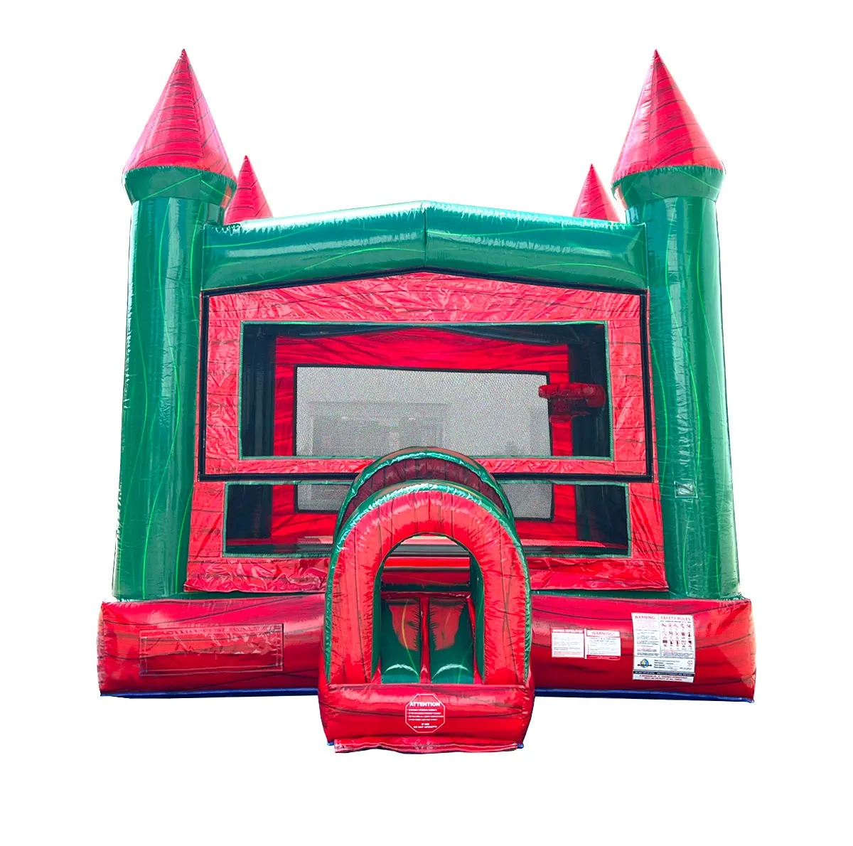 Red Marble Modular Bounce House with Blower - Image 5