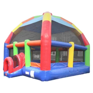 22' x 22' Big Bubba Giant Rainbow Bounce House with Blower