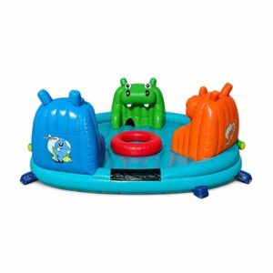 4-Player Hungry Hippo Chow Down Inflatable Bungee Challenge