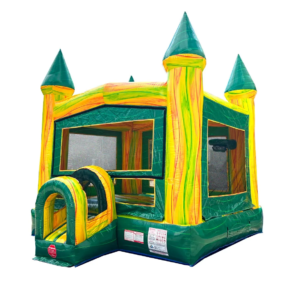 Green Marble Modular Bounce House with Blower
