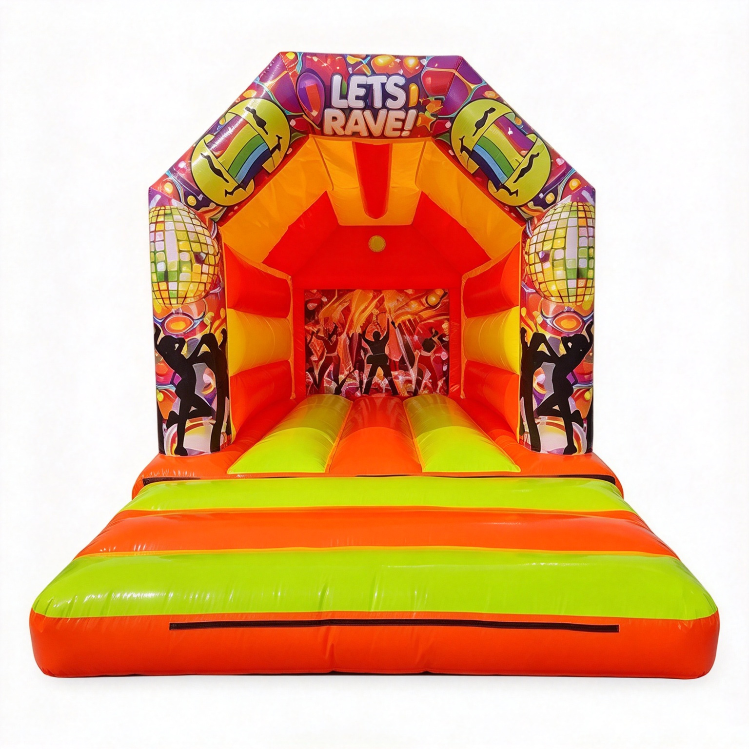 Fluorescent UV Rave Bouncy Castle - Image 3