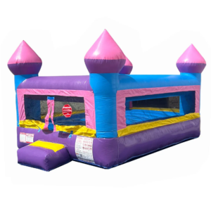 Rental Lite Junior Pink Castle Indoor Bounce House with Blower