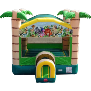 Tropical Paradise Bounce House with Blower