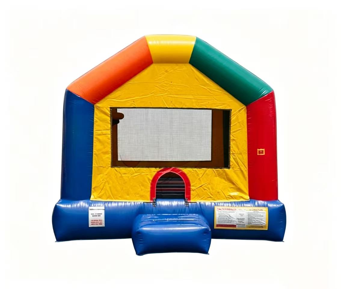 Multi Color House Inflatable Bounce House