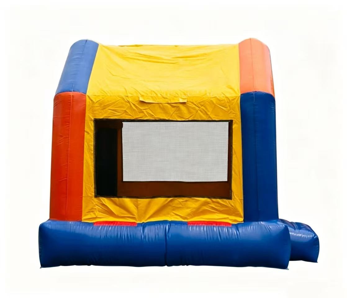 Multi Color House Inflatable Bounce House - Image 4