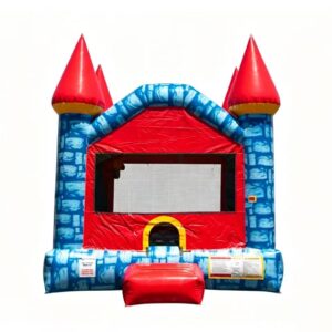 Classic Blue Stone Inflatable Castle Bounce House