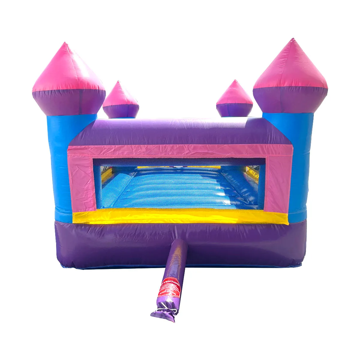 Rental Lite Junior Pink Castle Indoor Bounce House with Blower - Image 2