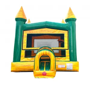 Yellow Marble Modular Bounce House with Blower