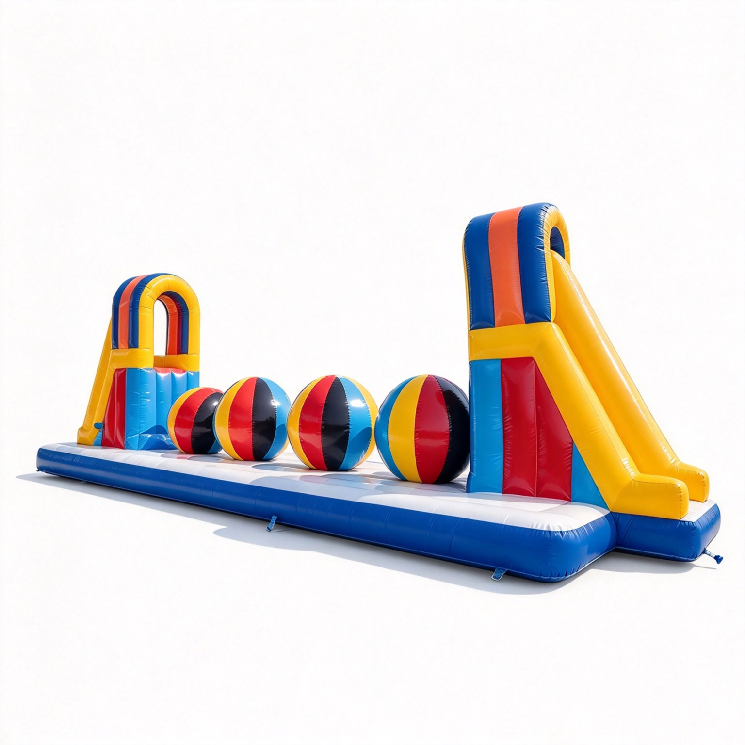 4-Player Hungry Hippo Chow Down Inflatable Bungee Challenge inflatable game - Image 4