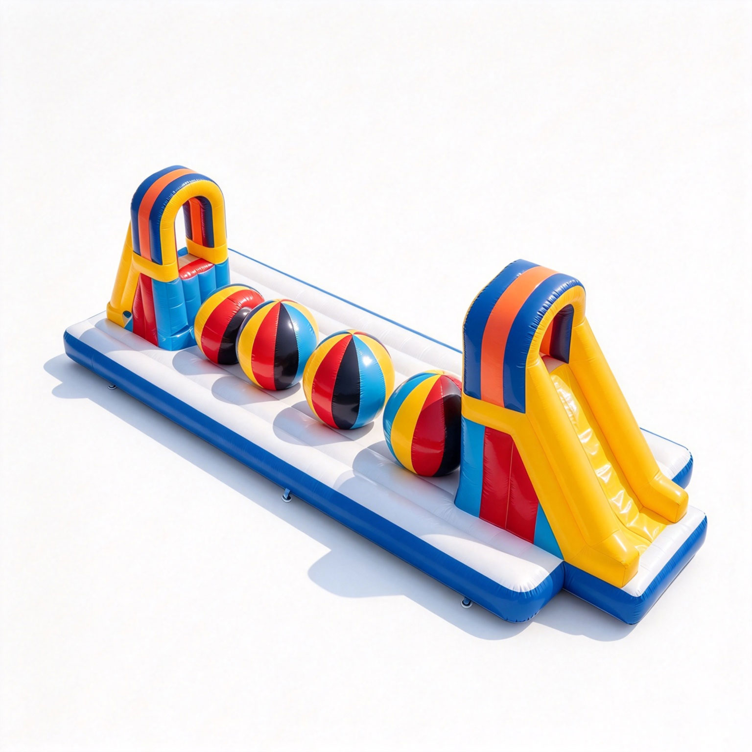 4-Player Hungry Hippo Chow Down Inflatable Bungee Challenge inflatable game - Image 2