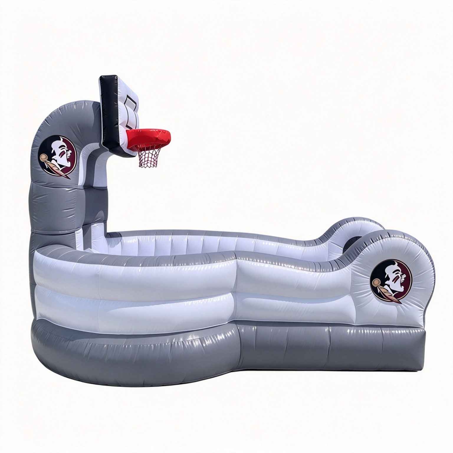 Grey Black Extreme Ball Run Inflatable Wipeout Sport Game - Image 2