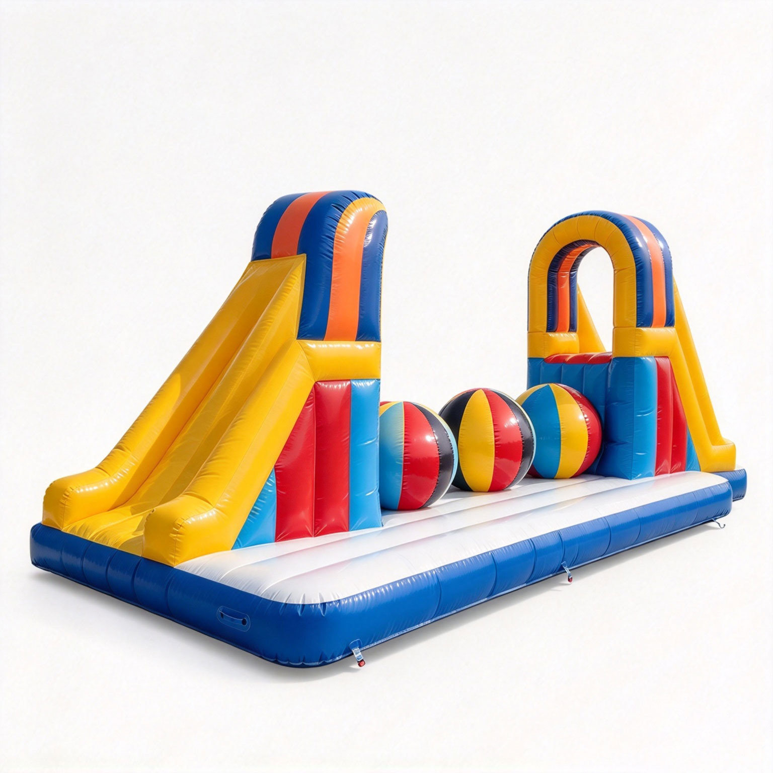 4-Player Hungry Hippo Chow Down Inflatable Bungee Challenge inflatable game - Image 3