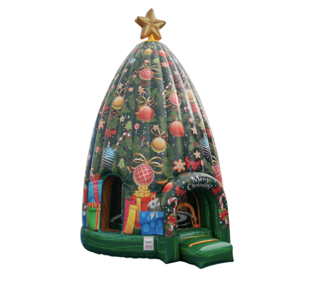 Christmas Tree Dome Inflatable Bounce House