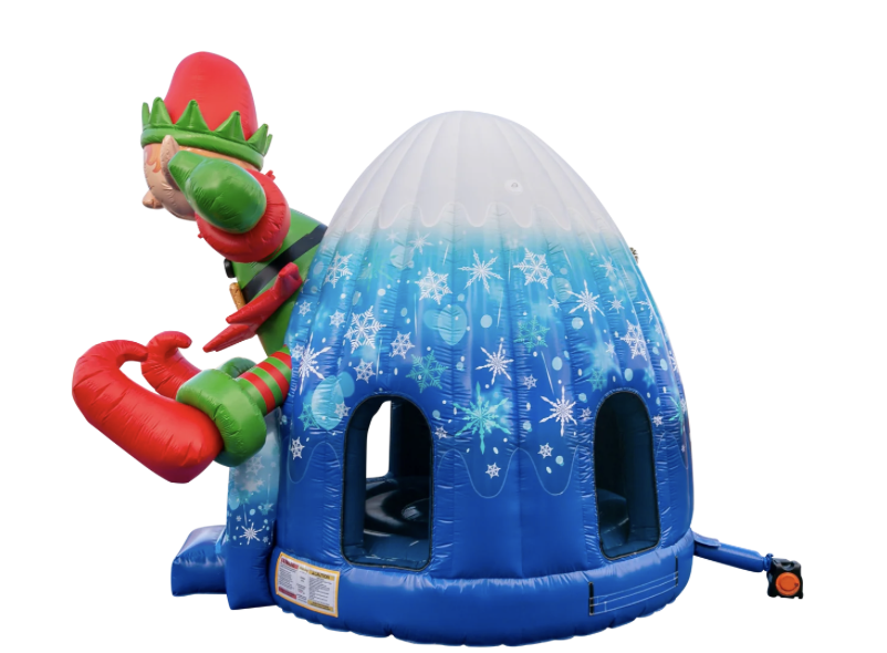 Christmas Elf Dome Inflatable Bounce House - Image 3