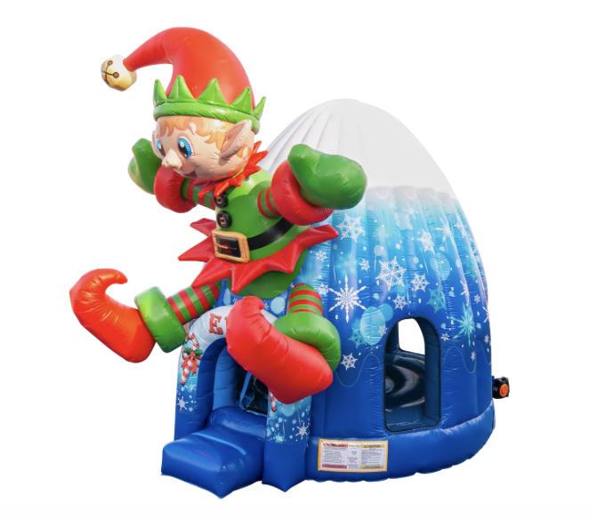 Christmas Elf Dome Inflatable Bounce House - Image 4