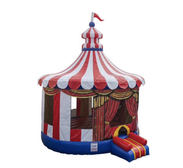 15ft Round Carnival Circus Themed Inflatable Bouncer