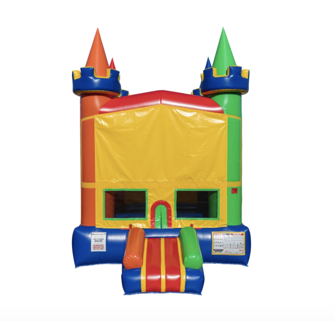 Rainbow Classic Castle Inflatable Bounce House