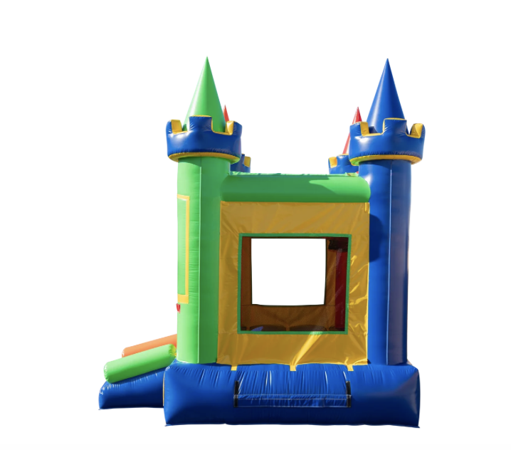 Rainbow Classic Castle Inflatable Bounce House - Image 4