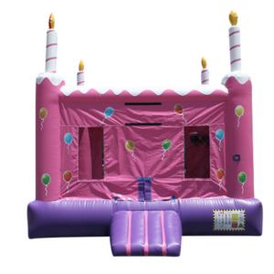 19ft×15ft Pink Birthday Cake Bouncy Castle Inflatable Bouncer