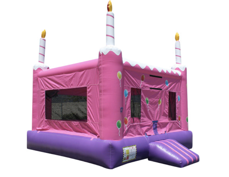 19ft×15ft Pink Birthday Cake Bouncy Castle Inflatable Bouncer - Image 3