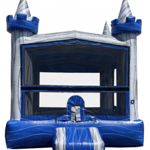 Blue Marble Castle Inflatable Bounce House for Party Rental