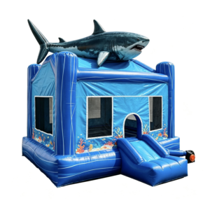 Unicorn Inflatable Bounce House With Small Slide