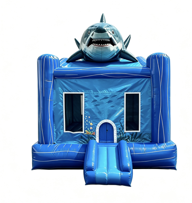 Unicorn Inflatable Bounce House With Small Slide - Image 4