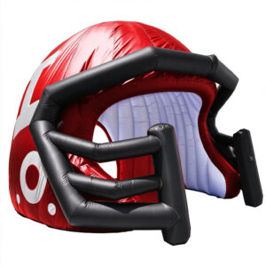 Custom Team Advertising Inflatable Football Helmet Entry Tunnel