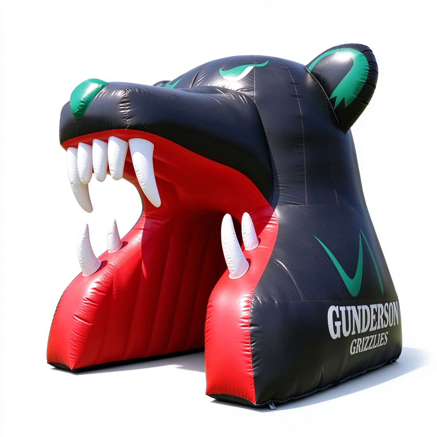 Gunderson Grizzlies Bear Head Inflatable Advertising Sports Tunnel - Image 2