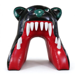 Gunderson Grizzlies Bear Head Inflatable Advertising Sports Tunnel