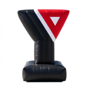 Y Shape Geometric Inflatable Advertising Pillar