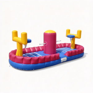 Inflatable Equalizer Bungee Run Basketball Games