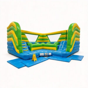 Extreme Ball Run Inflatable Wipeout Baller Obstacle Game