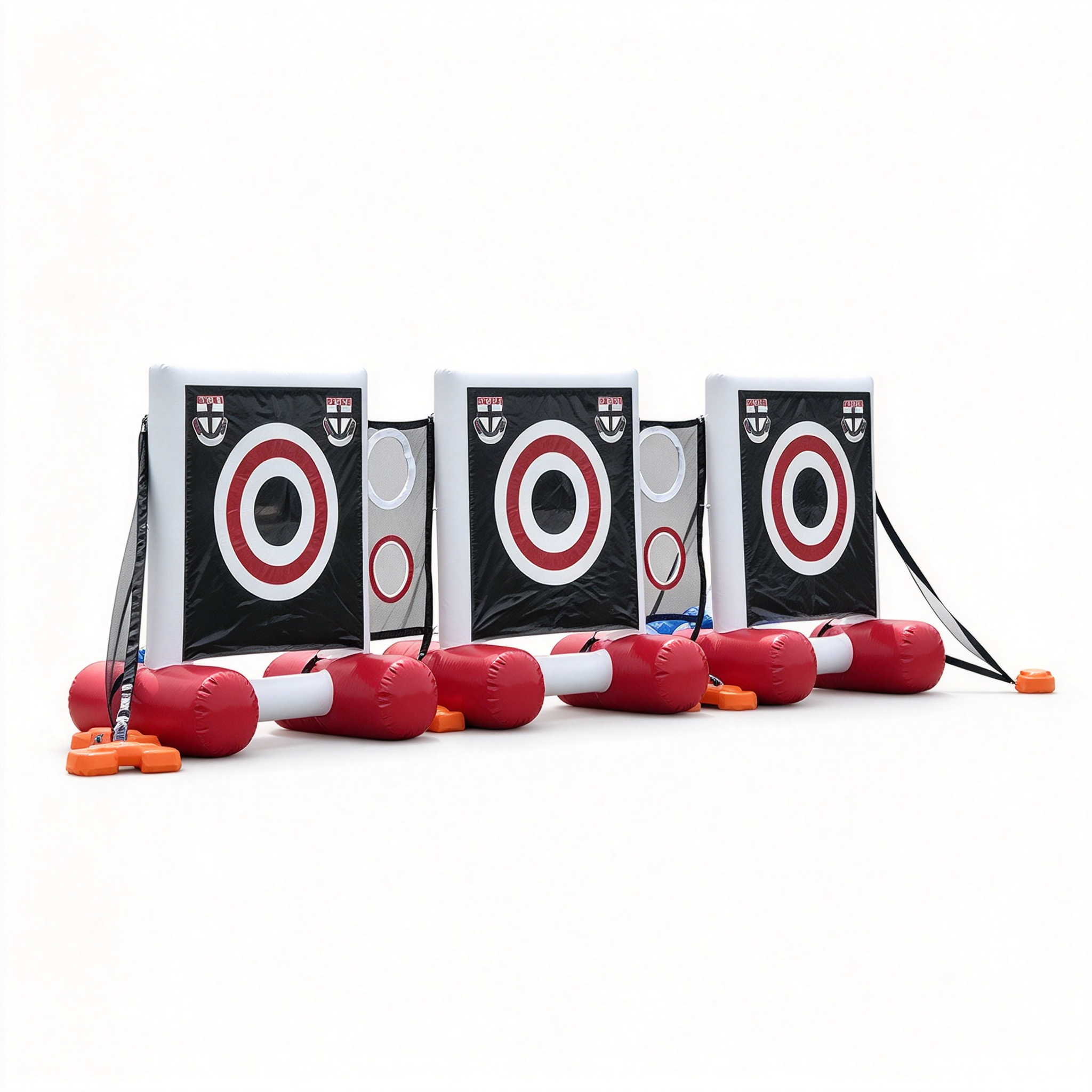 Commercial AFL Inflatable Kicking Target Wall, Inflatable Football Throwing Target Game For Sports Training Event