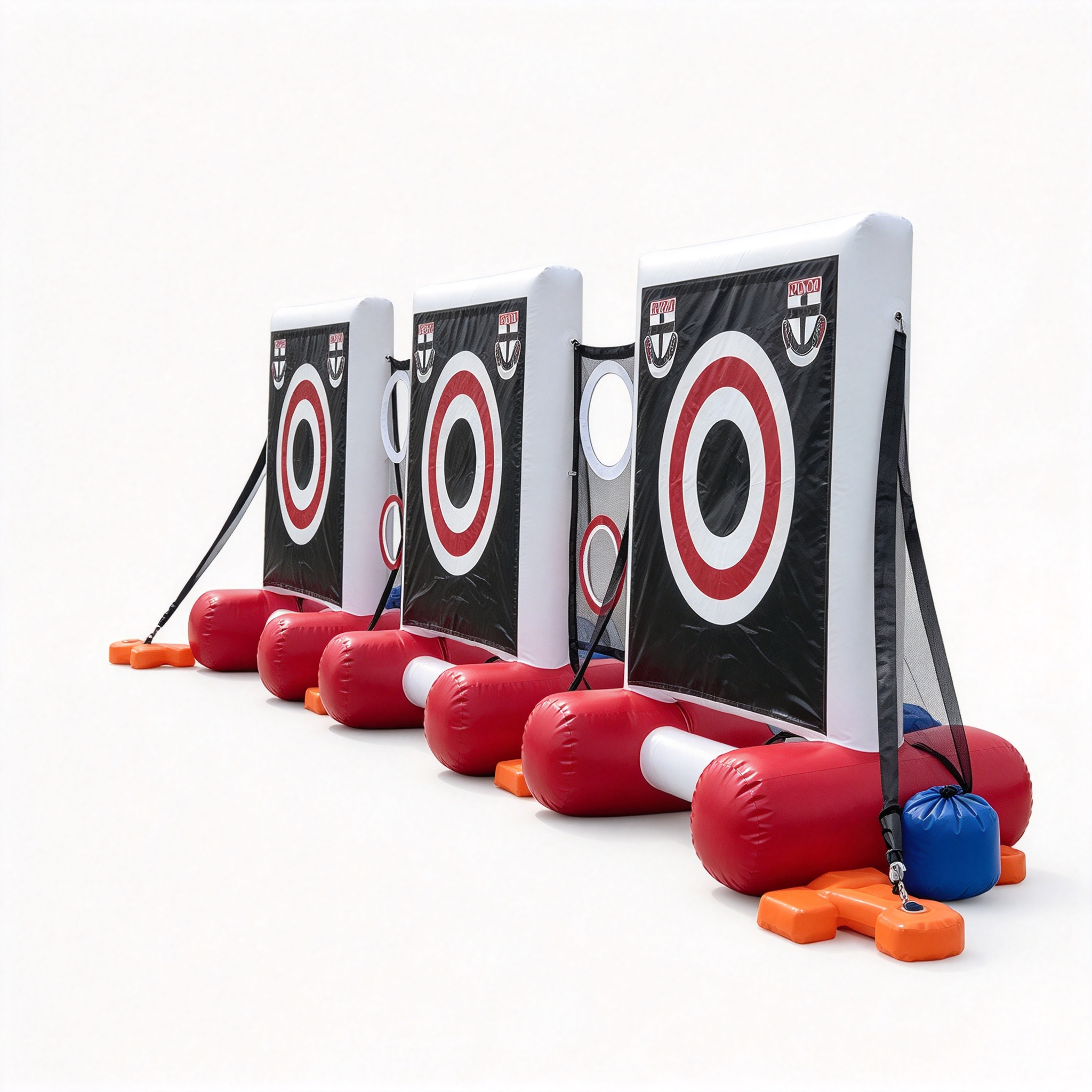 Commercial AFL Inflatable Kicking Target Wall, Inflatable Football Throwing Target Game For Sports Training Event - Image 3