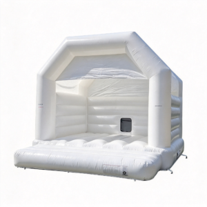 White Wedding A-Frame Adult Bouncer for Themed Play Areas