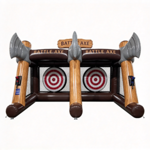 Double Battle Axe Throwing Game for Active Play Sessions