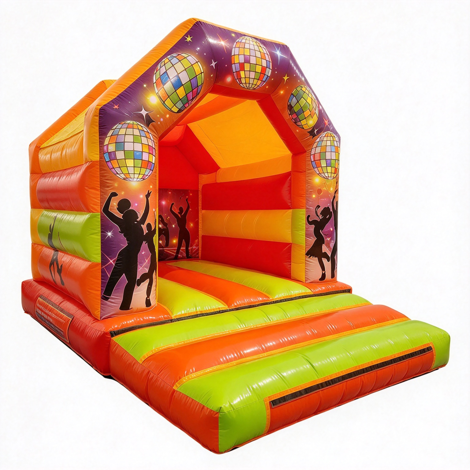 Fluorescent UV Rave Bouncy Castle - Image 2