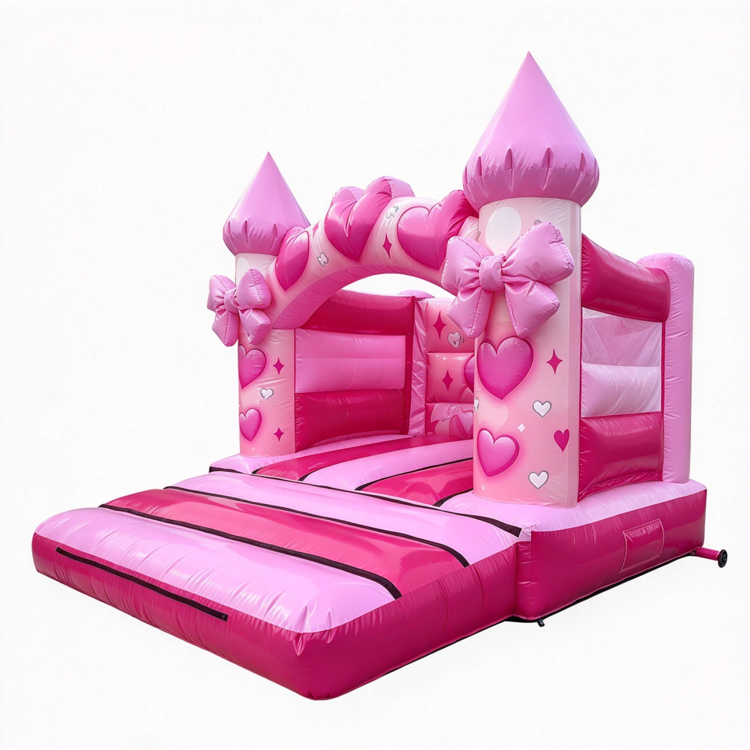 Girls Bows Curved Arch Bouncy Castle - Image 4