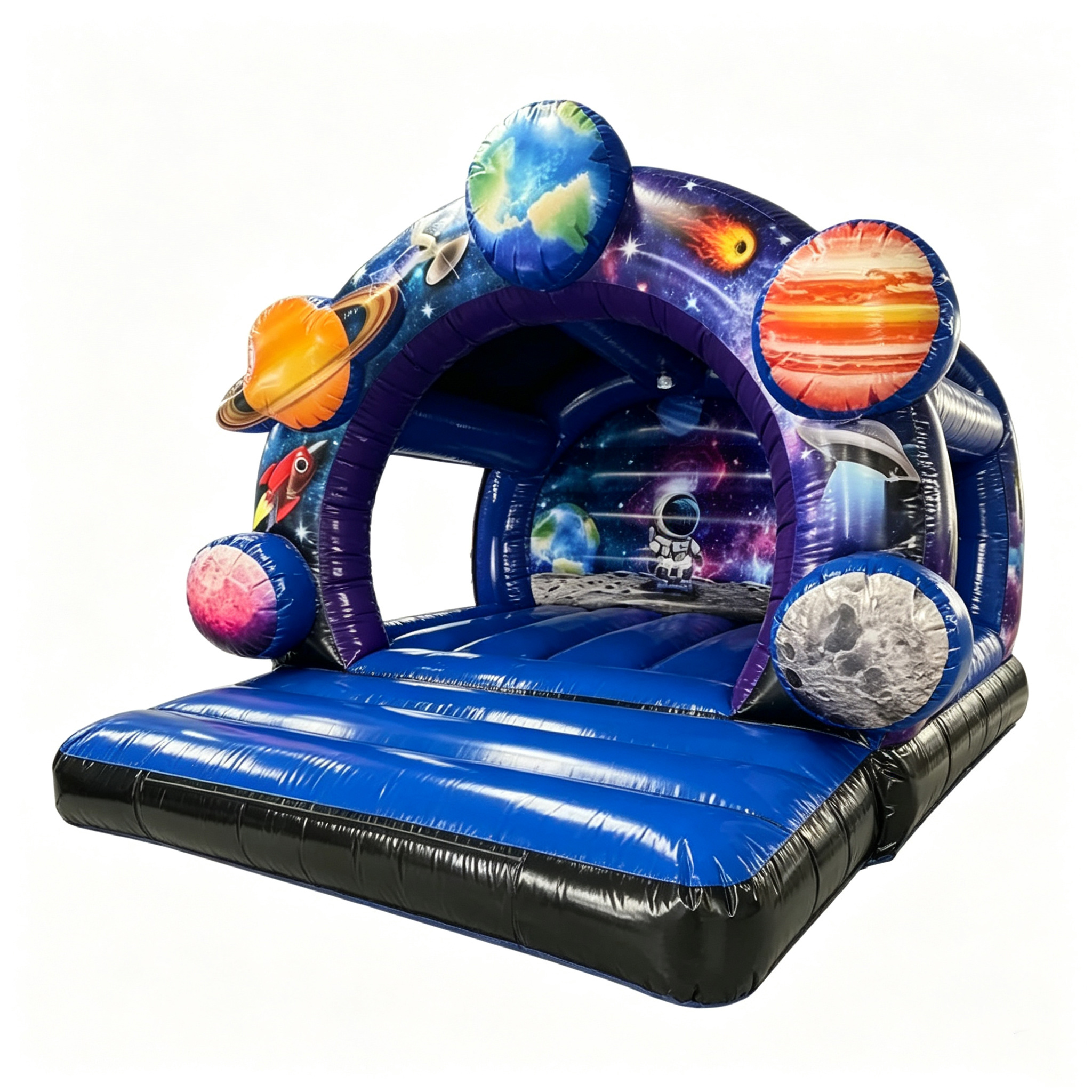 Round 3D Space Bouncy Castle - Image 2
