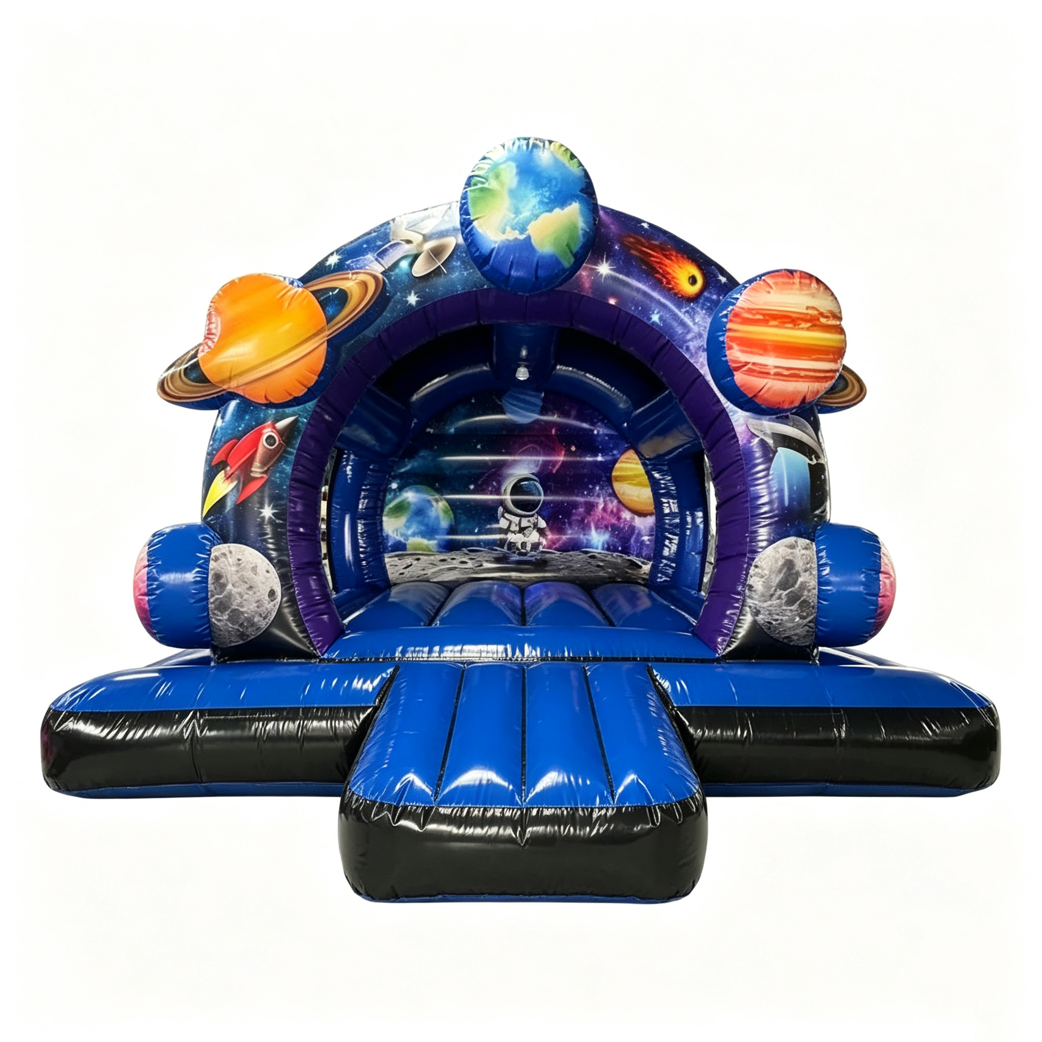 Round 3D Space Bouncy Castle - Image 3