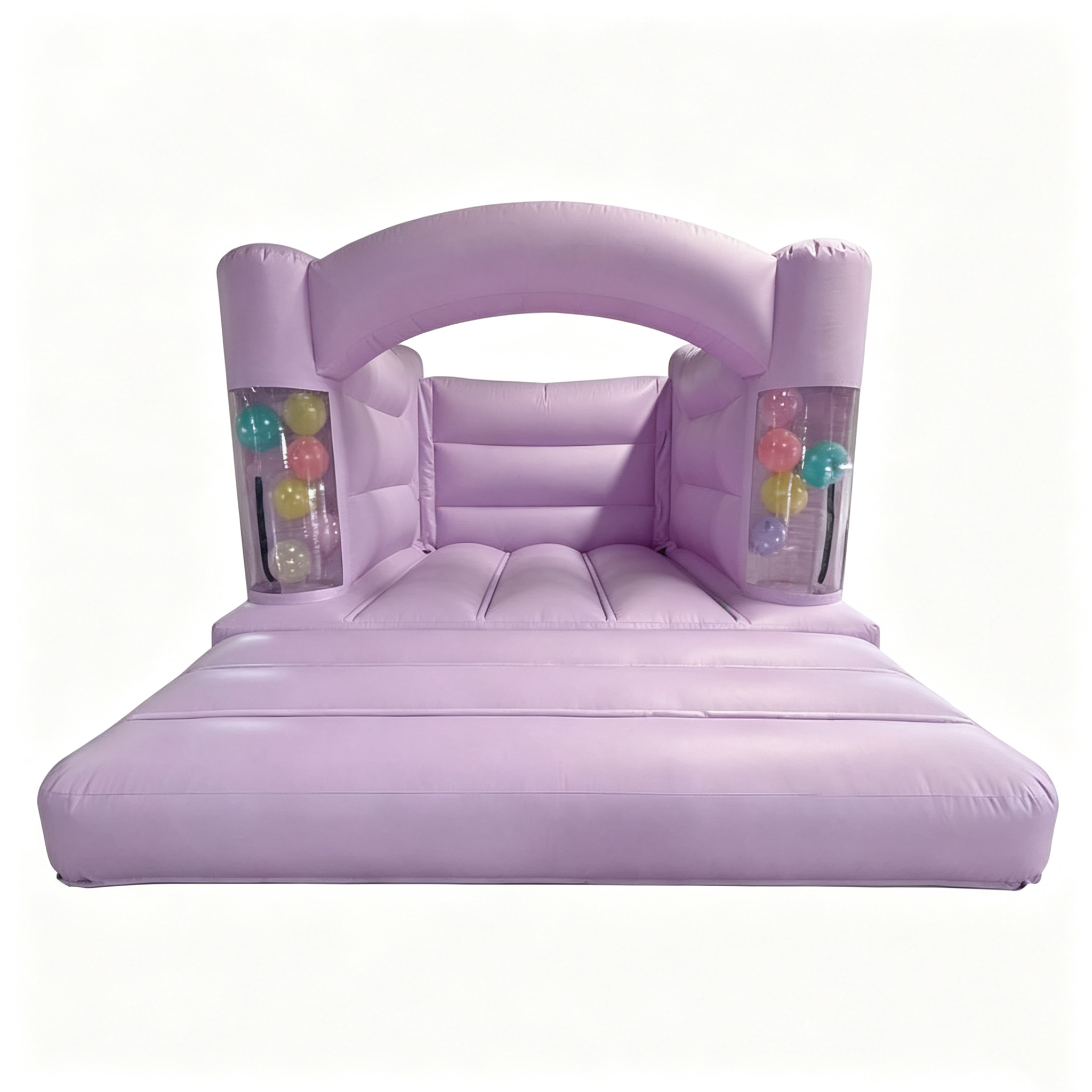 Balloon Leg Purple Glossy Curved Arch Bouncy Castle - Image 2