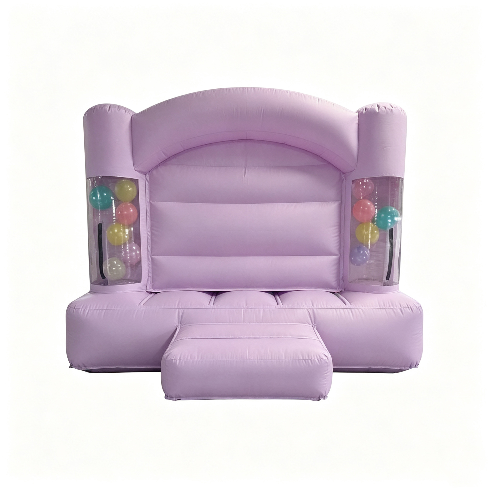 Balloon Leg Purple Glossy Curved Arch Bouncy Castle - Image 3