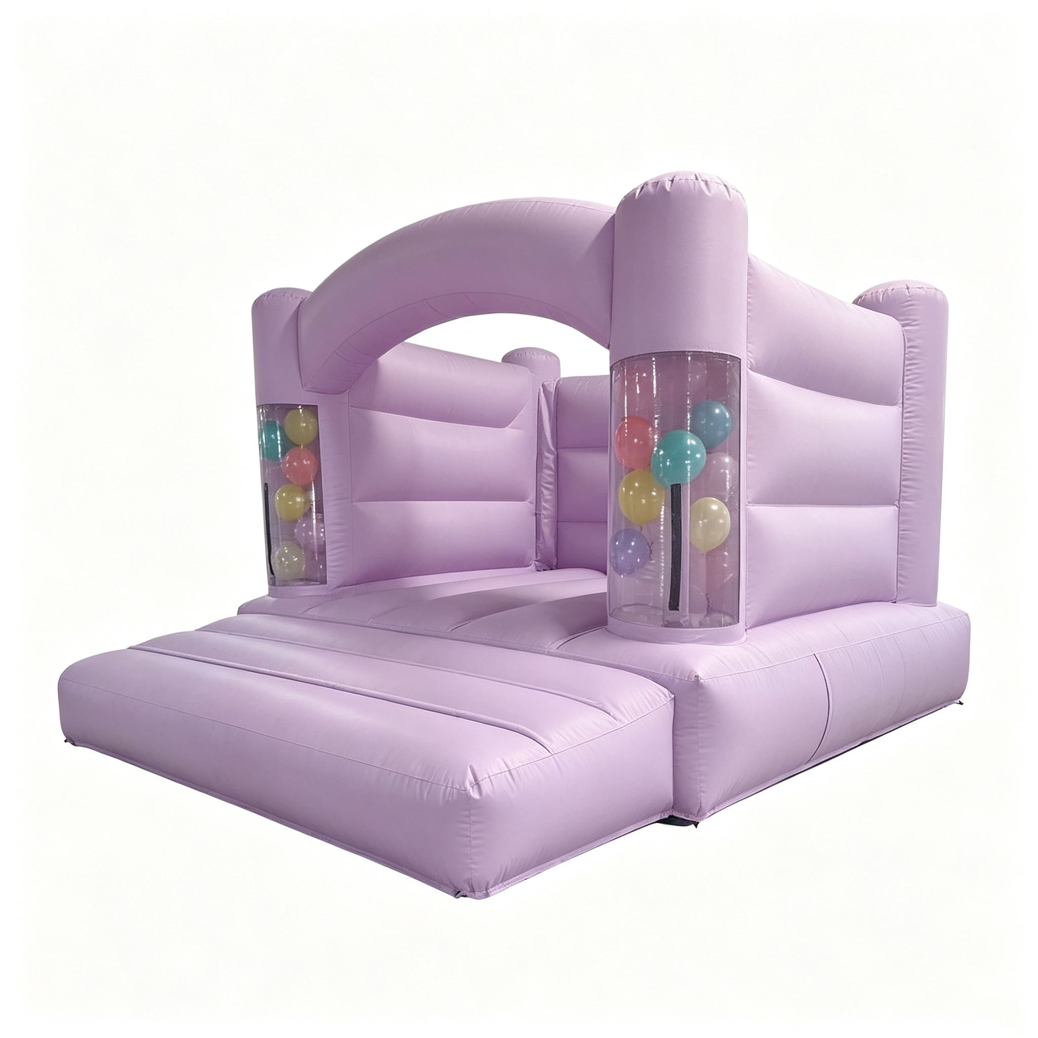 Balloon Leg Purple Glossy Curved Arch Bouncy Castle - Image 4
