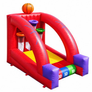 Basketball Challenge Inflatable Game for Family Gatherings
