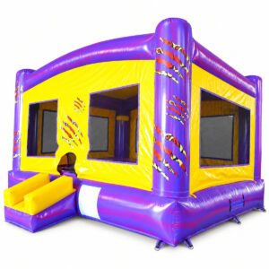 Purple & Gold Tiger XL Bounce House