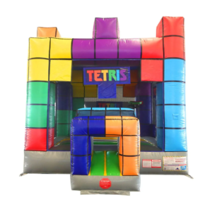 Tetris Inflatable Bounce House with Blower