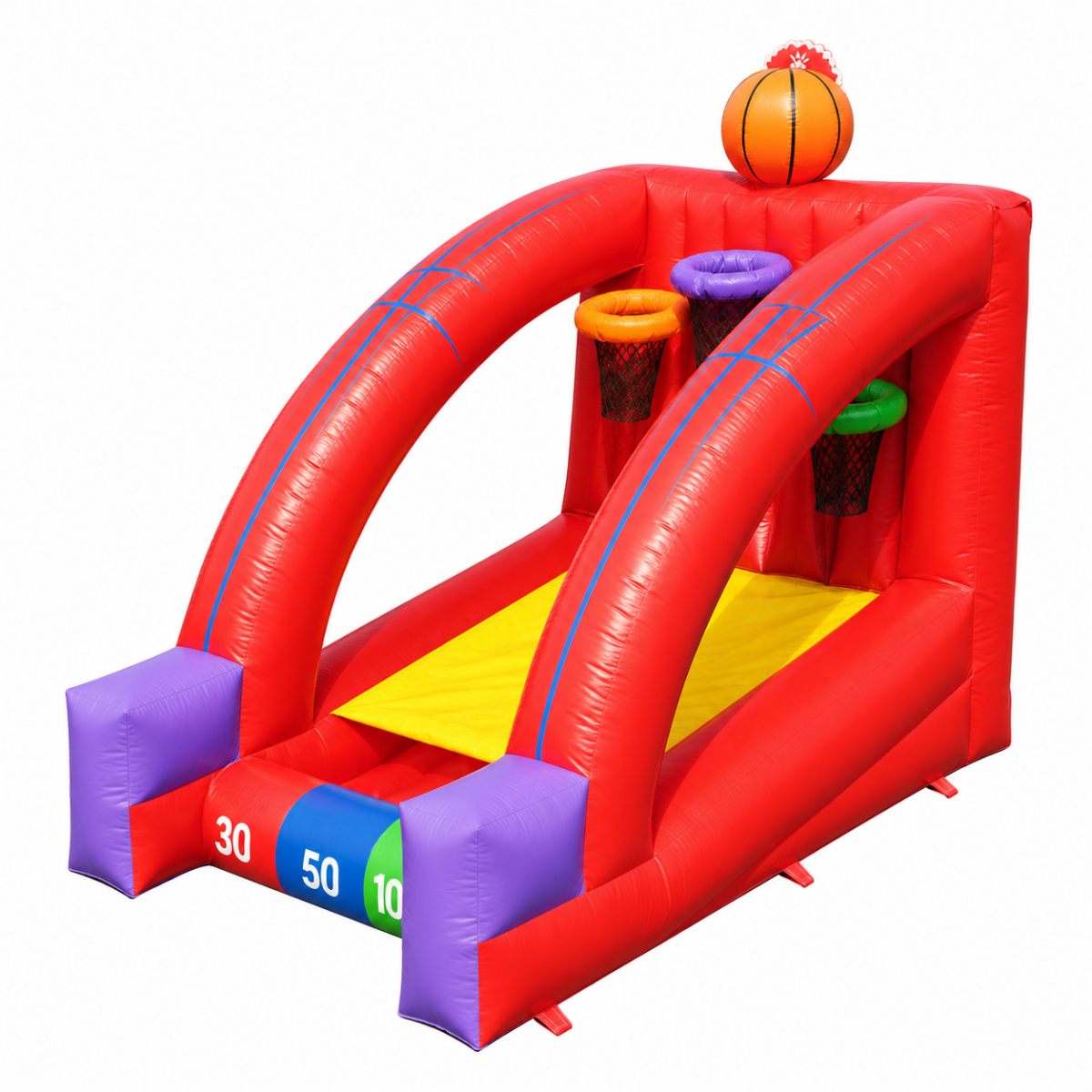 Basketball Challenge Inflatable Game for Family Gatherings - Image 3