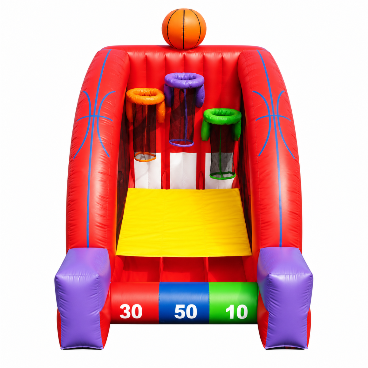 Basketball Challenge Inflatable Game for Family Gatherings - Image 2