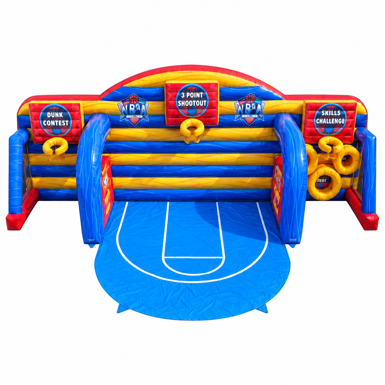 Custom Inflatable Basketball Game Wall for Outdoor Celebrations - Image 2